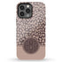 Boho Leopard Personalized Monogram iPhone Case